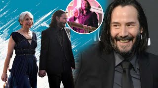 Keanu Reeves looking for GF Alexandra Grant after the John Wick: Chapter 4 premiere in London