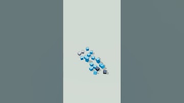 Drill Explosion - Voxel Block Collapse Animation