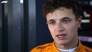Lando Norris Post Race Interview Italian Grand Prix #f1 #landonorris
