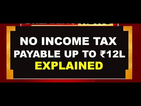 Income Tax Slabs 2025: No Income Tax Till Rs 12 Lakh, Says Nirmala Sitharaman