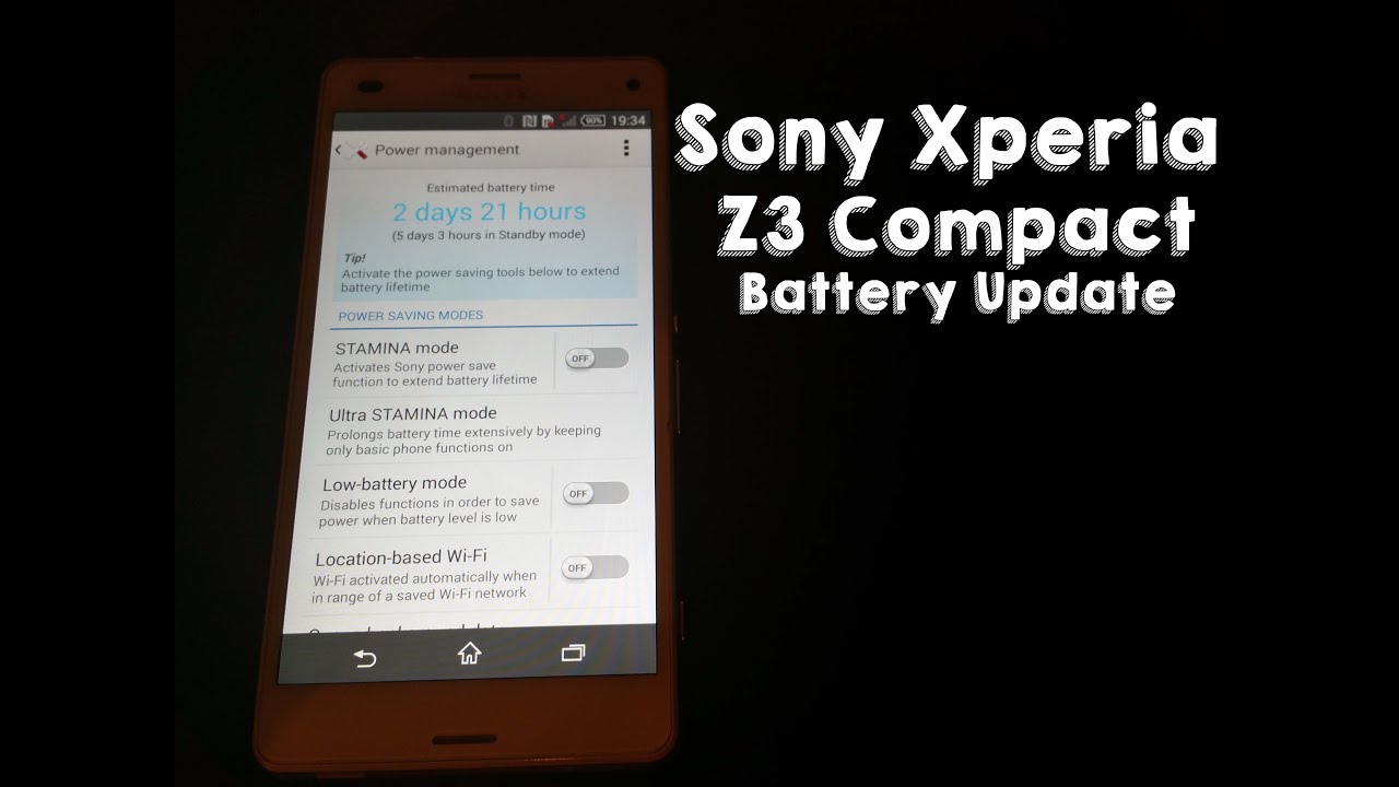 Sony Xperia Z3 Compact Battery Life  YouTube