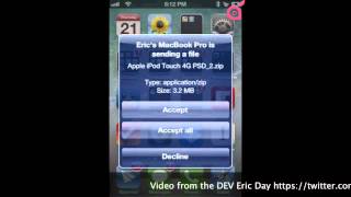 AirBlue Sharing: Notification Center integration - iSpazio Preview screenshot 4