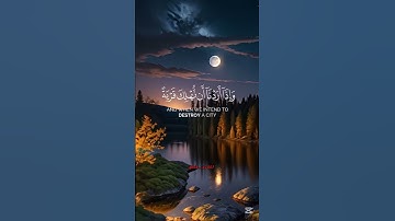 «وٌمًآ کْنِآ مًعٌذِبًيَنِ» سورة الاسراء #قران_كريم #ارح_قلبك #راحة_نفسية