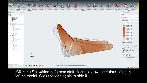 Run a baseline static analysis, then review and animate the results with Altair Inspire