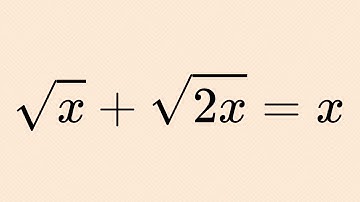 China | A Nice Square Root Algebra Problem | Find X
