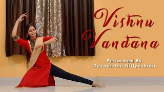 Video thumbnail of "Vishnu Vandana | kathak | Shanta Karam | Vishnu Stuti"