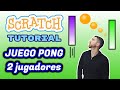 Cmo hacer el juego pong para 2 jugadores  ping pong  atari  tutorial scratch 30 espaol