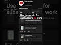 use this audio 🎧