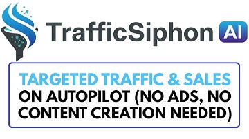 TrafficSiphon AI Review Demo Webinar Replay Bonus - Free Traffic & Sales AI Agent Tool