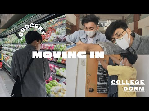 Gay Couple 📦COLLEGE MOVE-IN DAY 📦grocery trip + uni vlog | jay's files 002