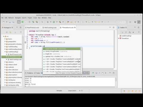 Thread Methods (using Scala)