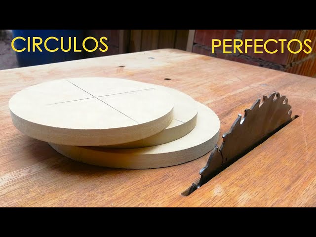 ❤️ Increíble idea para cortar círculos de madera con la sierra caladora 