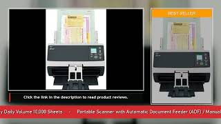 Fujitsu fi-8170 Document Scanner High Speed Scanner, LAN Connectivity, Good Capacity Daily Volume 1