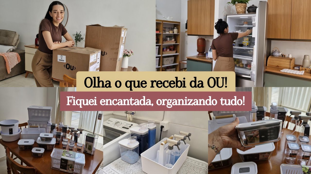 FIQUEI ENCANTADA COM ESSE RECEBIDO DA OU✨️Prudutos que toda dona de casa ama/Limpando e organizando🌷