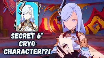 SECRET 6* CRYO CHARACTER SHENHE LEAKS | SHENHE ANIMATIONS & VOICE | GENSHIN IMPACT