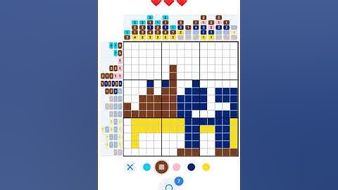 Nonogram Color The hardest and the last level in the challenge of Pets and Friends 7_144