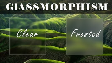How to create Blurry Glass Effect in Photoshop - Glass Morphism VERY EASY tutorial