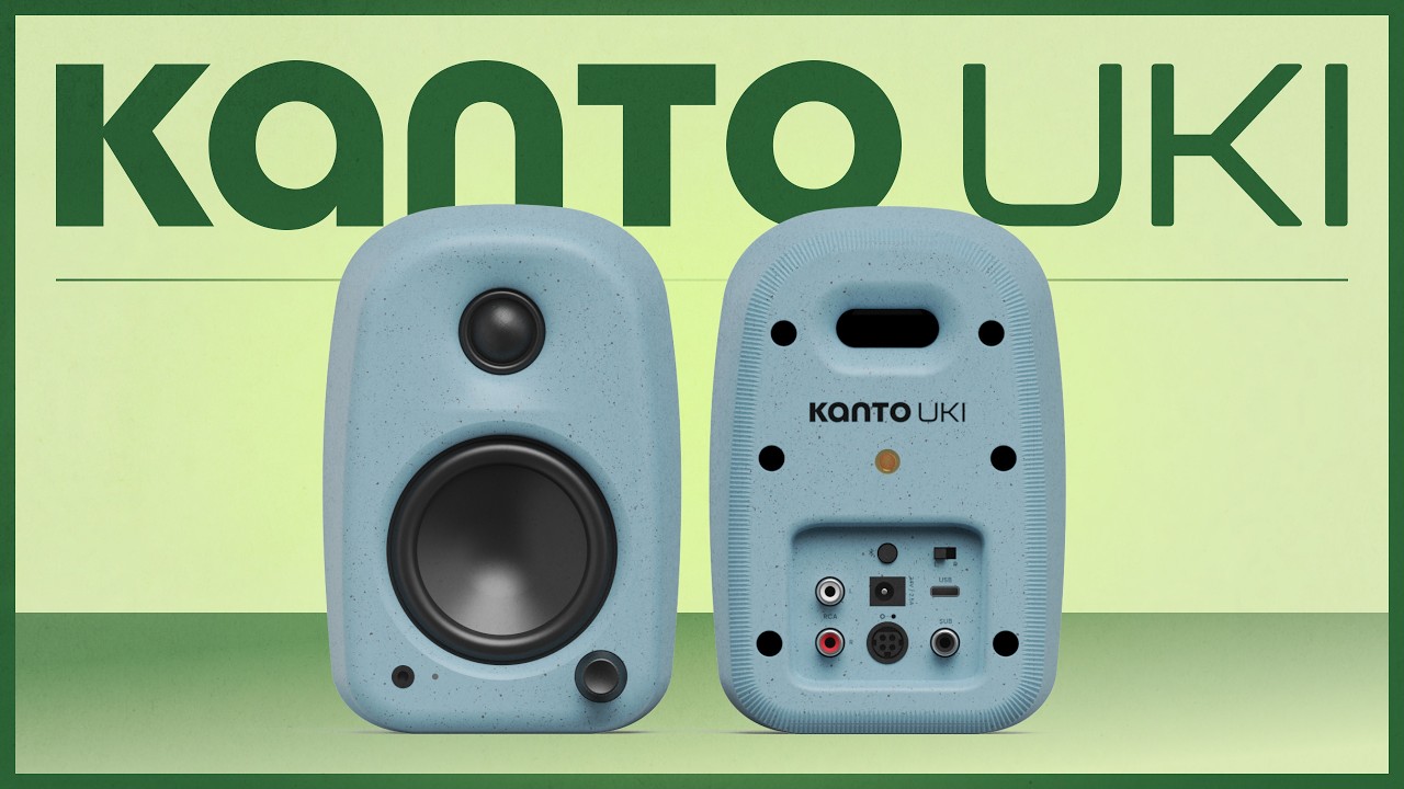 Kanto Audio Uki Desktop Speakers - Chalk | Sweetwater
