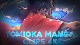 Tomioka manga animation clips 4k