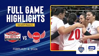 Petro Gazz vs. Chery Tiggo semis highlights | 2024 PNVF Champions League - Feb. 9, 2024