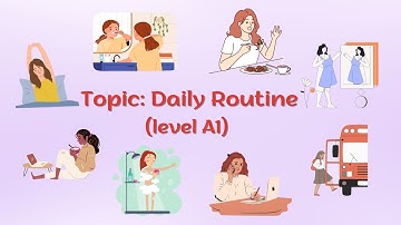 English shadowing | Daily Routine | Level A1 | How to improve English