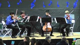 Presto Quartet Performing Clocks by Coldplay