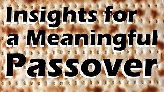 PASSOVER: Insights for a Meaningful Pesach Seder with Rabbi Yitzchak Feigenbaum – Jews for Judaism
