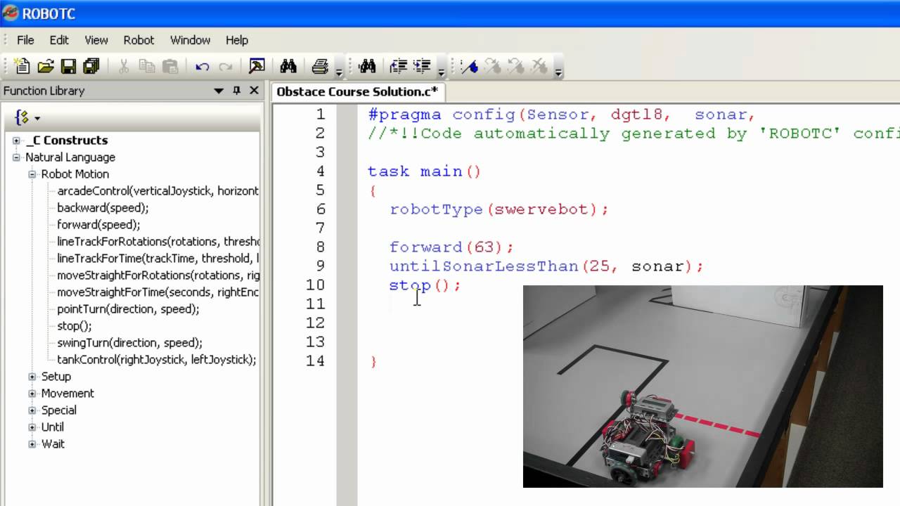robotc programming examples