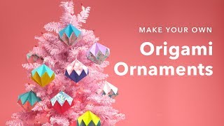 DIY Origami Ornaments 🎄