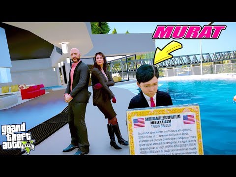 ÜVEY BABASI MURAT'A KARNE HEDİYESİ VİLLA ALIYOR! - GTA 5 MURAT'IN HAYATI