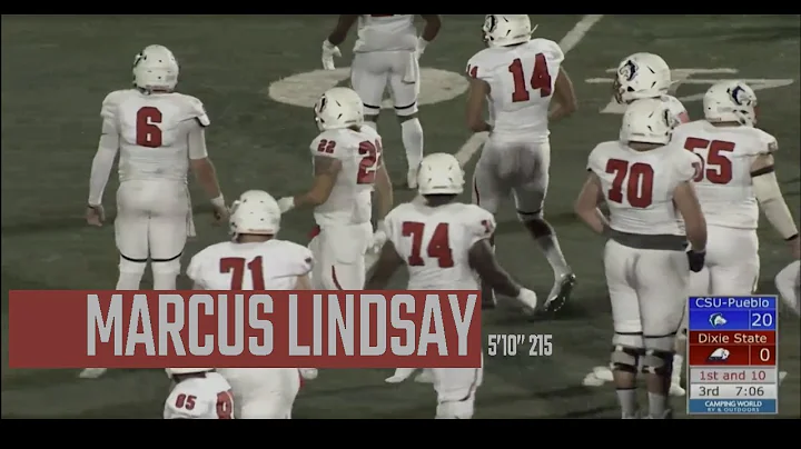 Marcus Lindsay RB CSU Pueblo Highlights