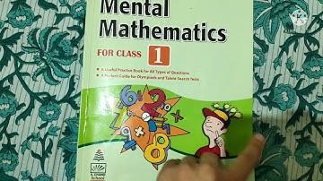 Mental Maths for class1 | S.chand