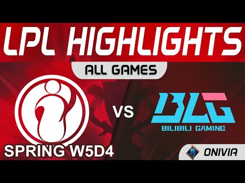 IG vs BLG Highlights ALL GAMES LPL Spring Season 2022 W5D4 Invictus Gaming vs Bilibili Gaming by Oni