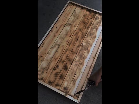 Stained plywood floor Stained plywood floor