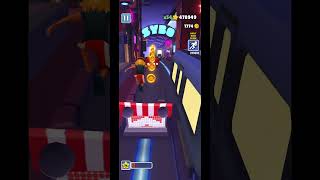 Next level gameplay subway surf 🏄 #viral #gaming #subwaysurfers #best #content #trendingshorts