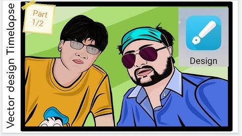 My vector design.. 4 (timelapse part 1of2) #infinitedesign #efectum #vectorart