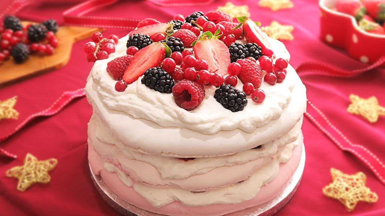 Pavlova con Frutos Rojos | Tarta de Merengue