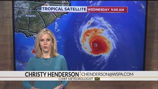 Hurricane Florence Wednesday morning update