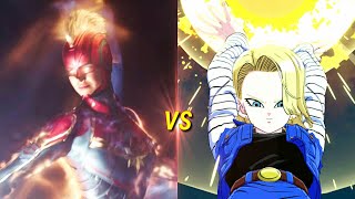 Captain Marvel Vs Android 18