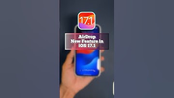 iOS 17.1 New Feature AirDrop #ios17 #ios17features #iphone #iphonetipsandtricks #iphonefeatures