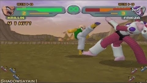 DBZ Budokai Krillin vs Frieza