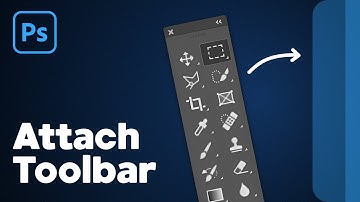 How to Attach Toolbar in Photoshop