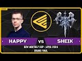 Wc3  ud happy vs sheik ud  grand final  b2w monthly cup april 2024