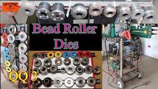 made bead roller dies on my lathe