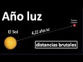 QUÉ ES UN AÑO LUZ. Cuántos kilómetros son. Explicación con ejemplos