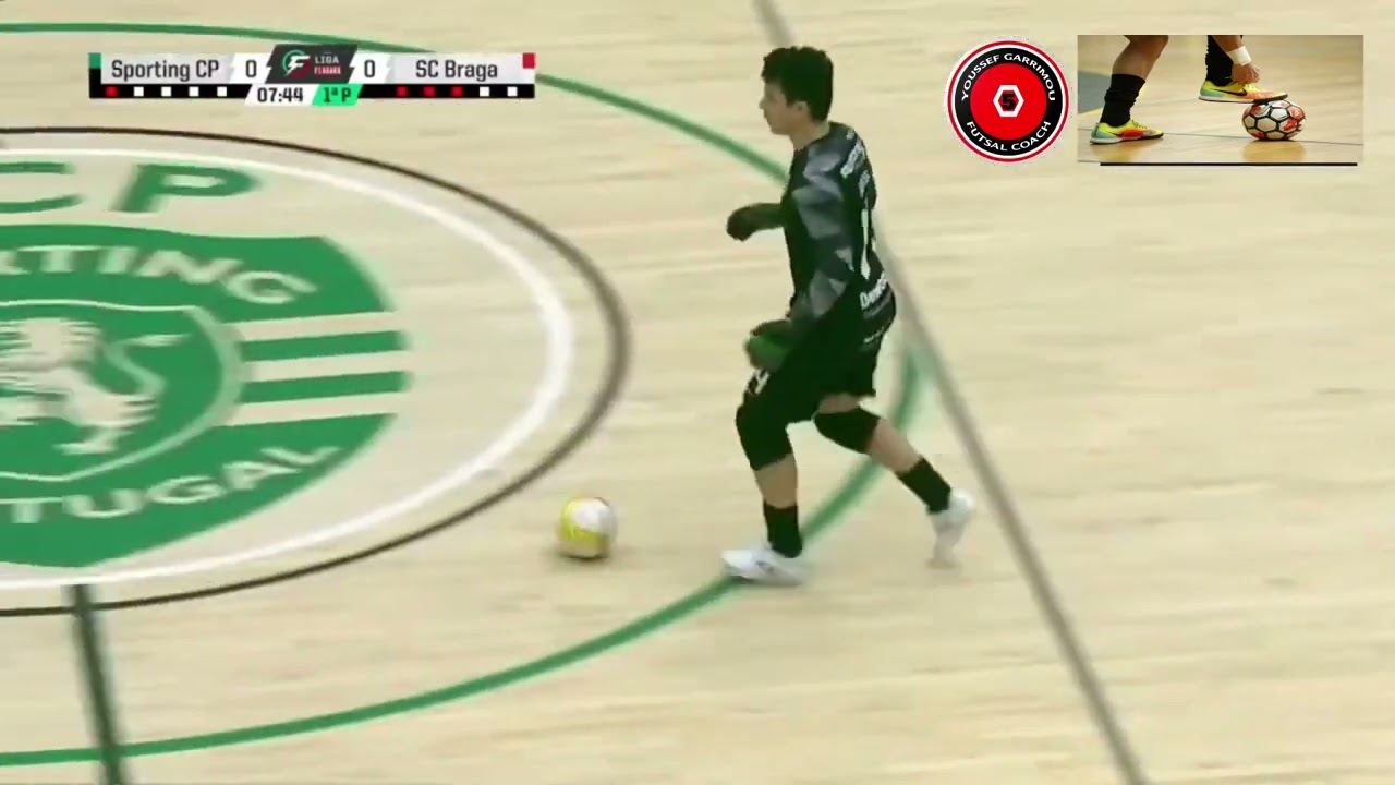 Futsal : Utiliser le gardien de but pour faire replier le bloc défensif adverse