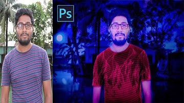 Day to Quiet Night Moonlight Manipulation Tutorial - Photoshop CC 2017