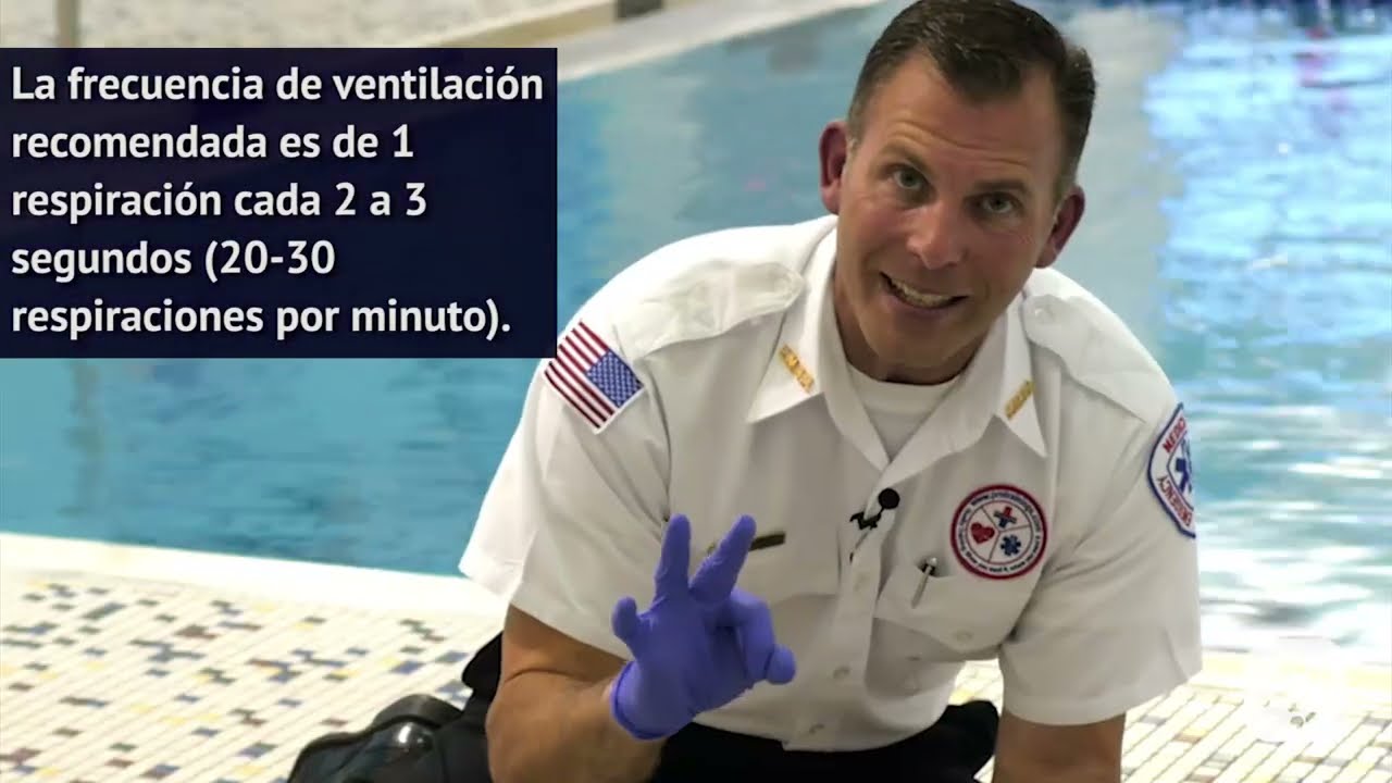 Respiración de rescate en niños