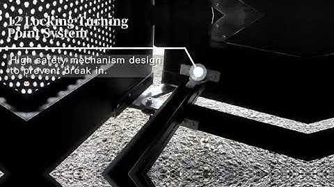 AST own design: Single 3 Panels Double 6 Panels Trackless Folding Gate