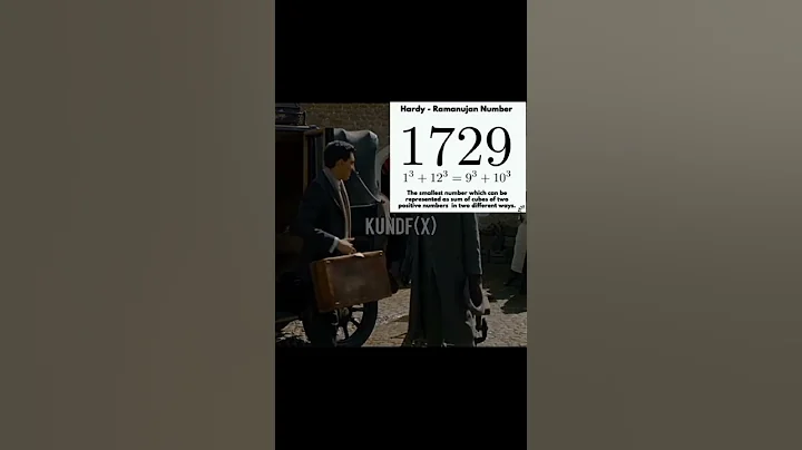 The Hardy-Ramanujan Number✨❤ (1729)❤#Mathematics#math #ramanujan  #TheManWhoKnewInfinity ♾️❤👨‍🏫